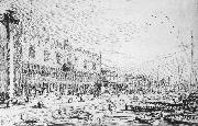 Canaletto Venice: Riva degli Schiavoni ff oil painting artist