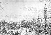 Canaletto Venice: The Canale di San Marco with the Bucintoro at Anchor f oil painting artist