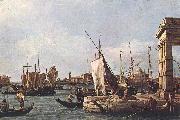Canaletto La Punta della Dogana (Custom Point) dfg oil painting artist