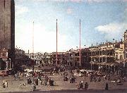 Canaletto Piazza San Marco, Looking toward San Geminiano df China oil painting reproduction