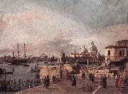 Canaletto Entrance to the Grand Canal: from the West End of the Molo  dd oil painting artist