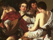 Caravaggio The Concert  The Musicians China oil painting reproduction
