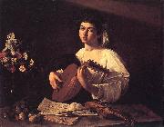 Caravaggio Lute Player f oil painting artist
