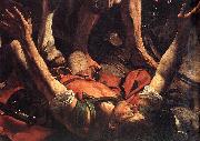 Caravaggio The Conversion on the Way to Damascus (detail) oil painting artist