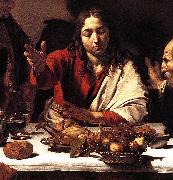 Caravaggio Supper at Emmaus (detail) fg oil painting artist