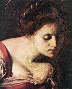 Caravaggio Madonna Palafrenieri (detail) f oil painting artist