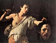 Caravaggio David fghfg oil painting artist