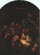 Rembrandt Adoration of the Shepherds China oil painting reproduction