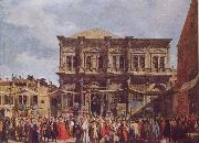 Canaletto The Feast Day of St Roch oil painting artist