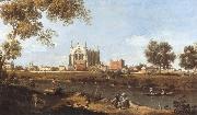 Canaletto Eton College oil painting artist