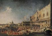 Canaletto The Arrival of the French Ambassador in Venice China oil painting reproduction