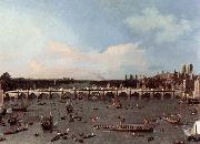 Canaletto Westminster Bridge from the North on Lord Mayor-s Day oil painting artist