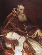 Titian Pope Paul III oil painting on canvas