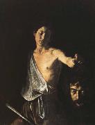 Caravaggio David with the Head of Goliath oil painting on canvas