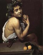Caravaggio Self-Portrait as Bacchus oil painting artist
