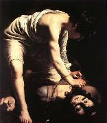 Caravaggio David oil painting artist