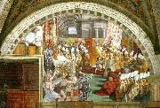 Raphael coronation of charlemagne oil
