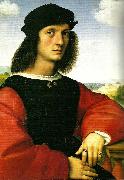 Raphael portrait of agnolo doni oil painting artist