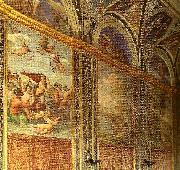 Raphael interior of the villa farnesina oil