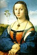 Raphael portrait of maddalena oil painting artist