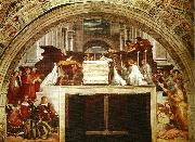 Raphael mass at bolsena oil