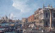 Canaletto The Molo Venice oil painting artist