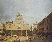 Canaletto Platz vor San Giacomo di Rialto in Venedig. oil painting artist