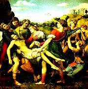 Raphael la mise au tombeau oil