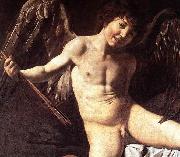 Caravaggio Amor vincit omnia. oil painting artist