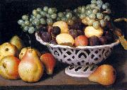 Galizia,Fede Maiolica Basket of Fruit oil