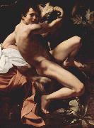 Caravaggio Saint John the Baptist oil painting artist