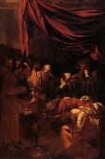 Caravaggio La Mort de la Vierge oil painting artist