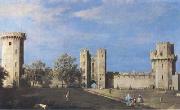 Canaletto The Courtyard of the Castle of Warwick (mk08) China oil painting reproduction