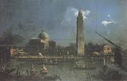 Canaletto Festa notturna alla chiesa di S.Pietro di Castello (mk21) oil painting artist