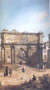 Canaletto Rome The Arch of Septimius Severus (mk25) oil painting artist
