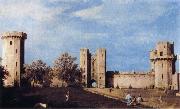 Canaletto The Courtyard of the Castle of Warwick oil painting artist