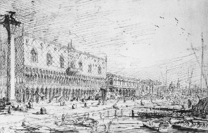 Canaletto Venice: Riva degli Schiavoni ff