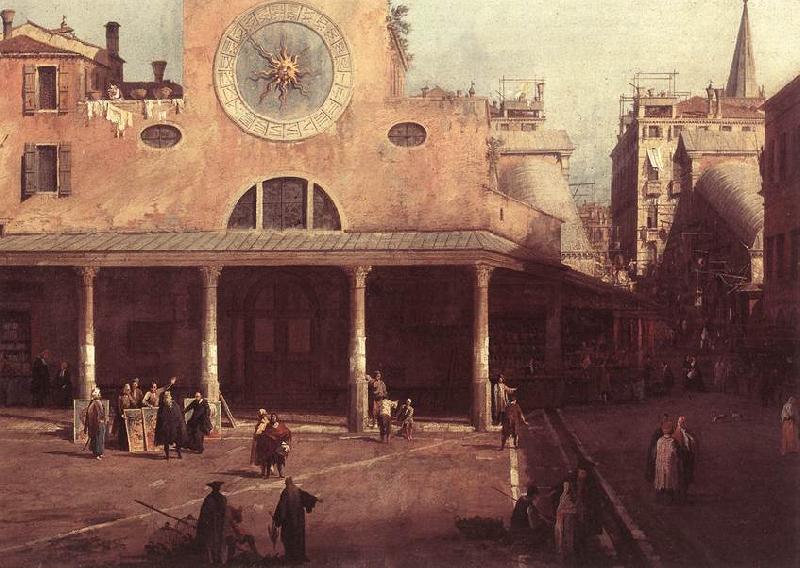 Canaletto San Giacomo di Rialto (detail) kkj