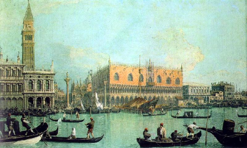 Canaletto Veduta del Palazzo Ducale