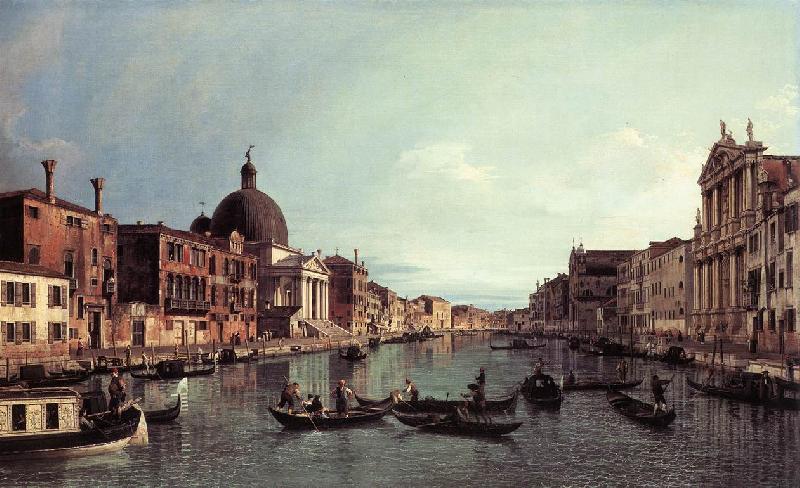 Canaletto Grand Canal: Looking South-West f