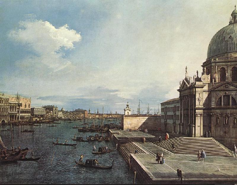  The Grand Canal at the Salute Church d