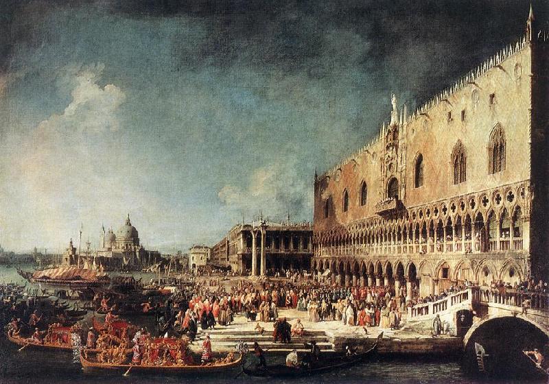  Arrival of the French Ambassador in Venice d