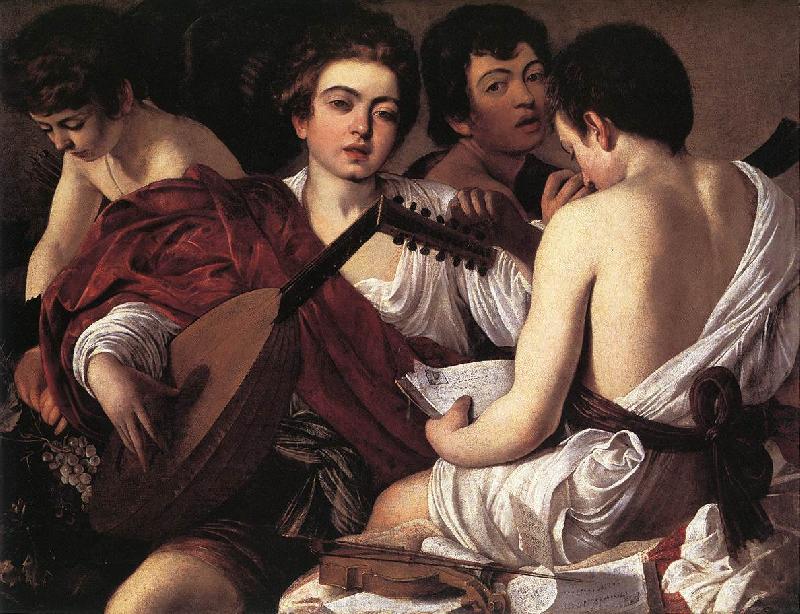 Caravaggio The Musicians f