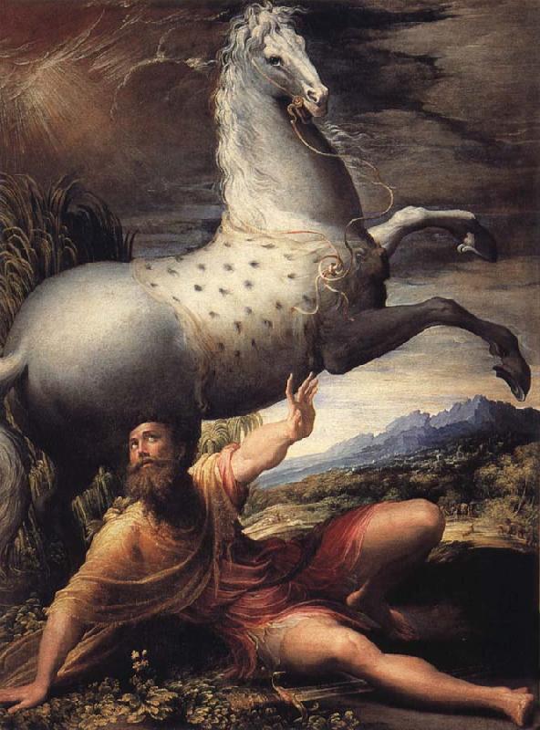 PARMIGIANINO The Conversion of Paul