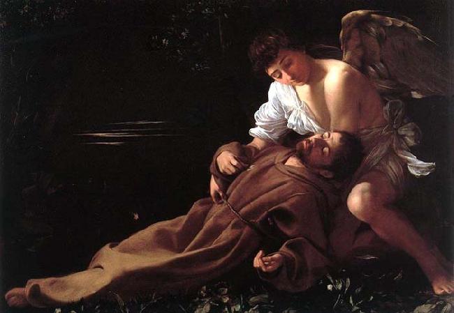 Caravaggio St. Francis in Ecstasy