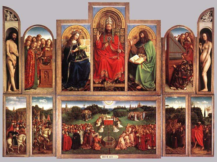 ghent altarpiece jan van eyck. Jan Van Eyck The Ghent