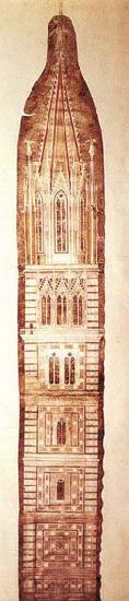  Design sketch for the Campanile