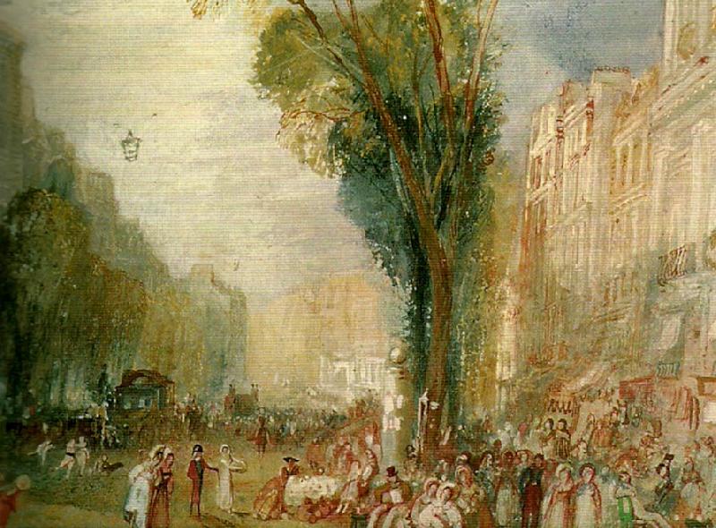 J.M.W.Turner boulevard des italiens